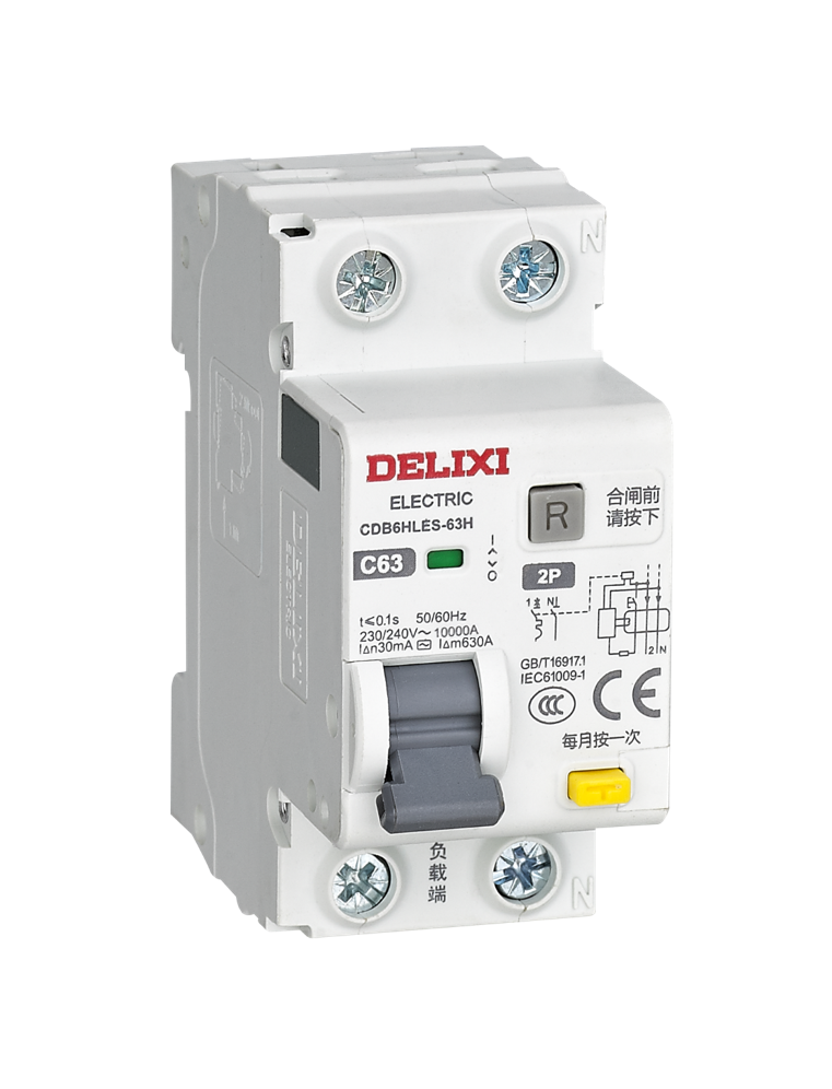CDB6HLES-63H小型漏电保护断路器