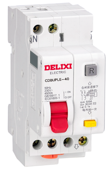 CDBUPLE-40相线 中性线漏电保护断路器