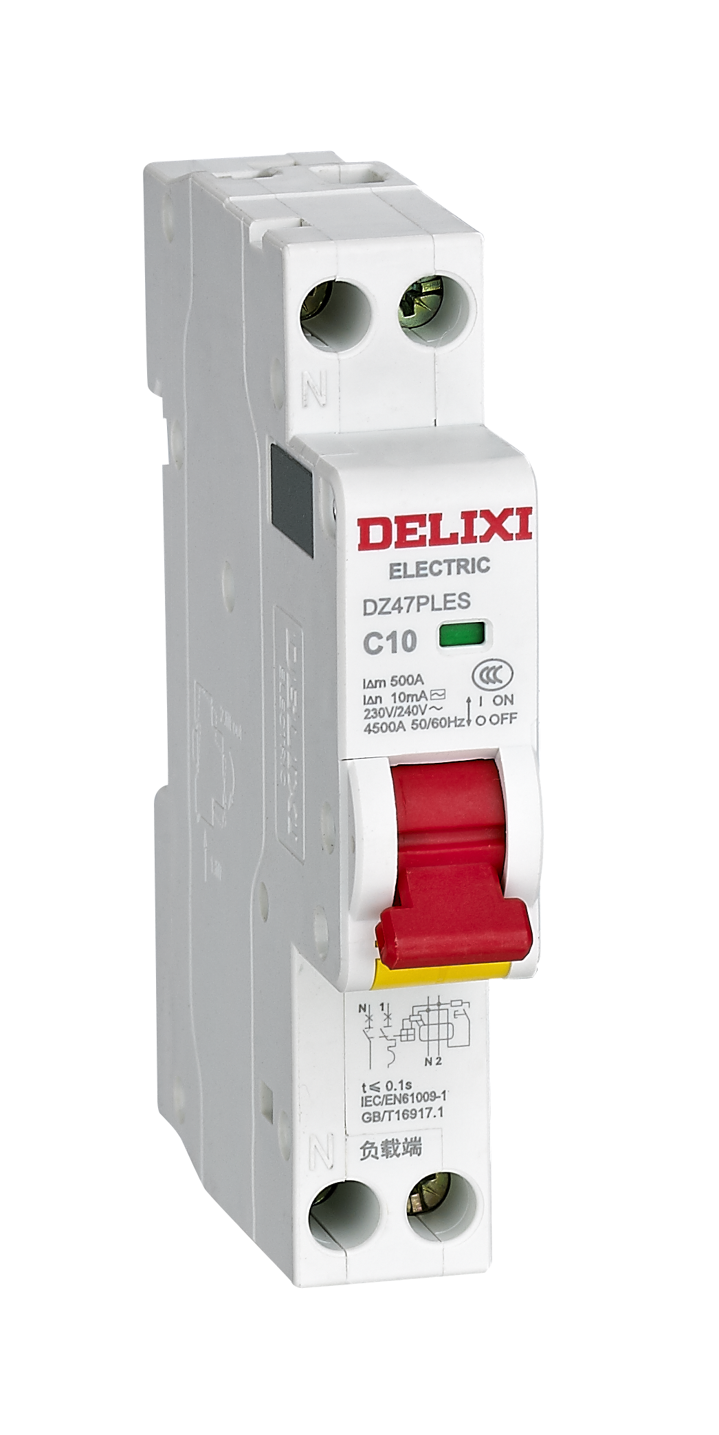 DZ47PLES“相线 中性线”漏电保护断路器